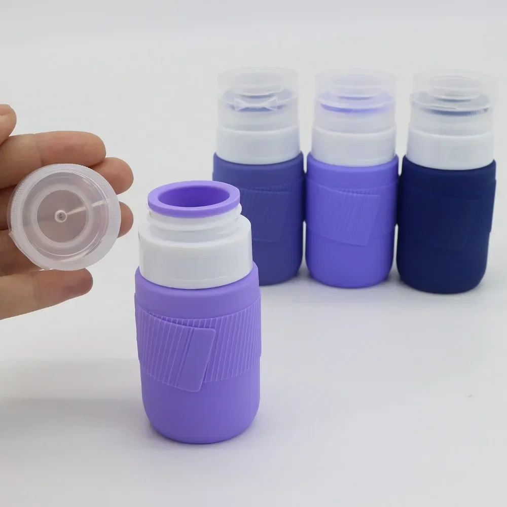 Squonk Bottle Silicone - Силиконовый дорожный флакон-диспенсер для косметики: портативный,