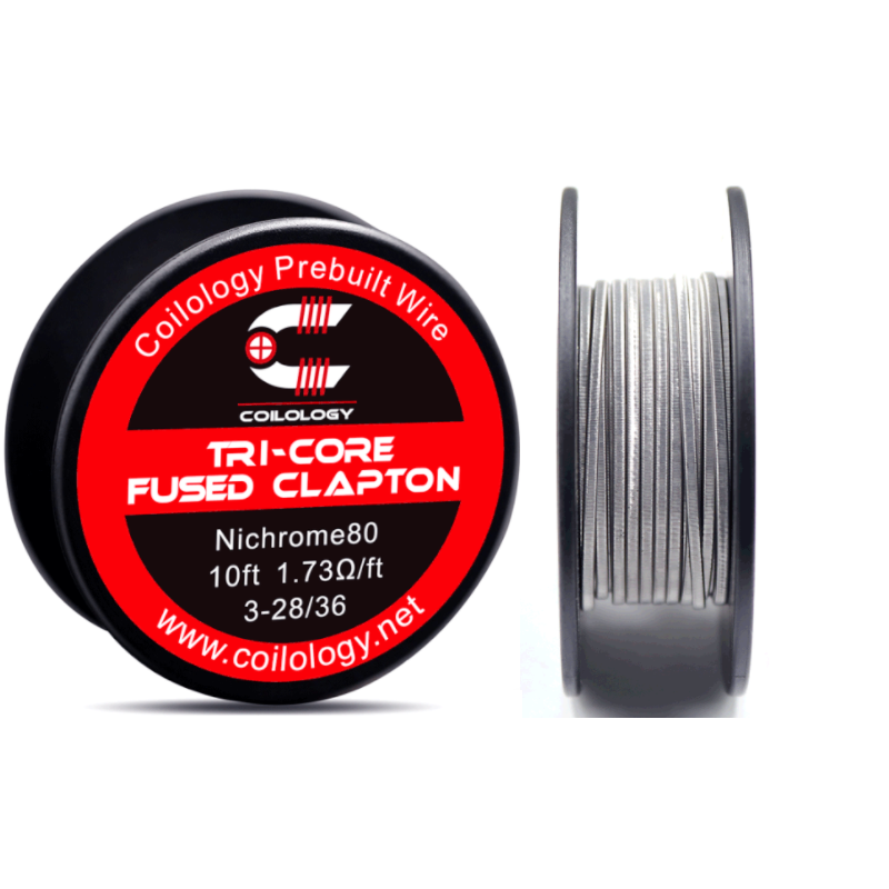 Rda Atomizer Deck - Койл Coilology Tri-Core Fused Clapton NI80
