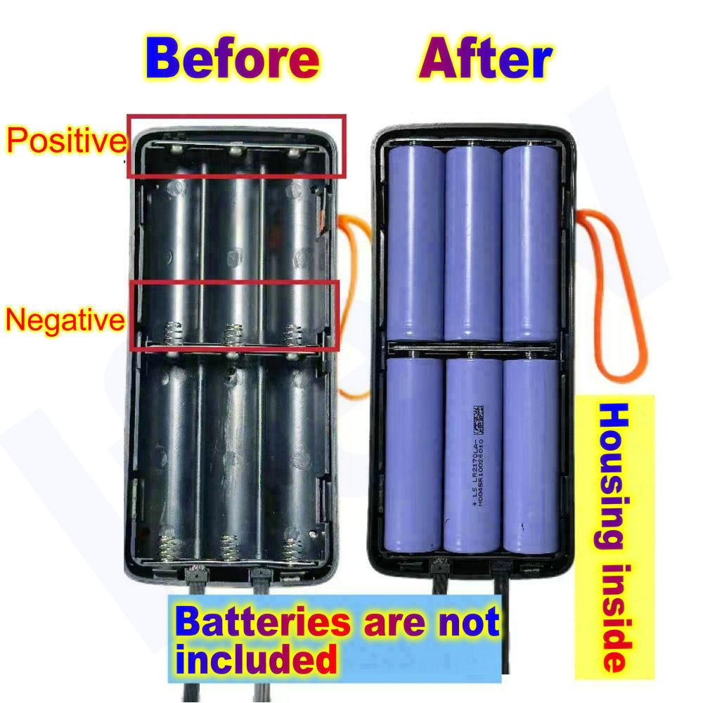 Чехол для аккумулятора 21700,  – обзор и цена Battery Case Storage