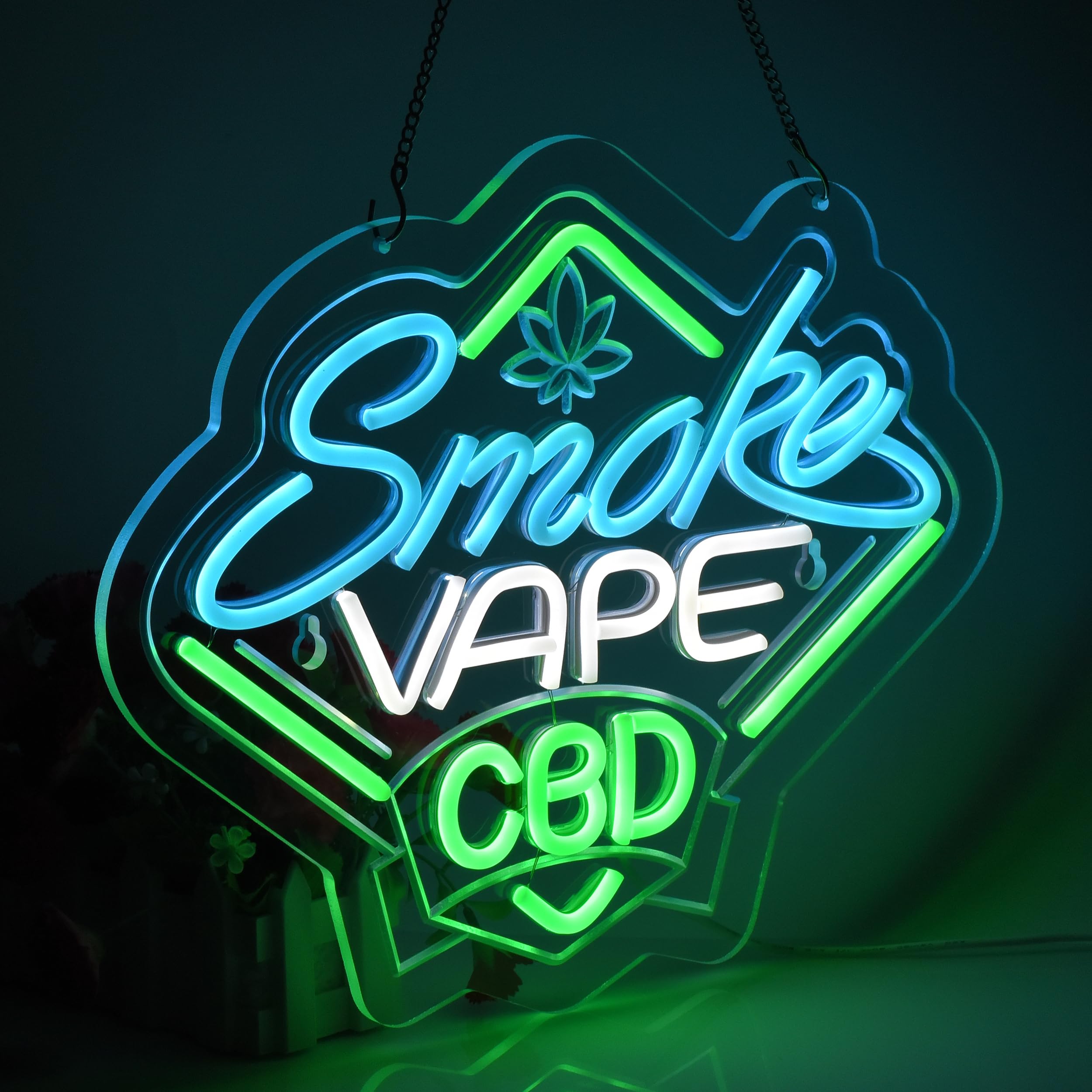 Неоновая вывеска для магазина  – обзор и цена Vaping Shop