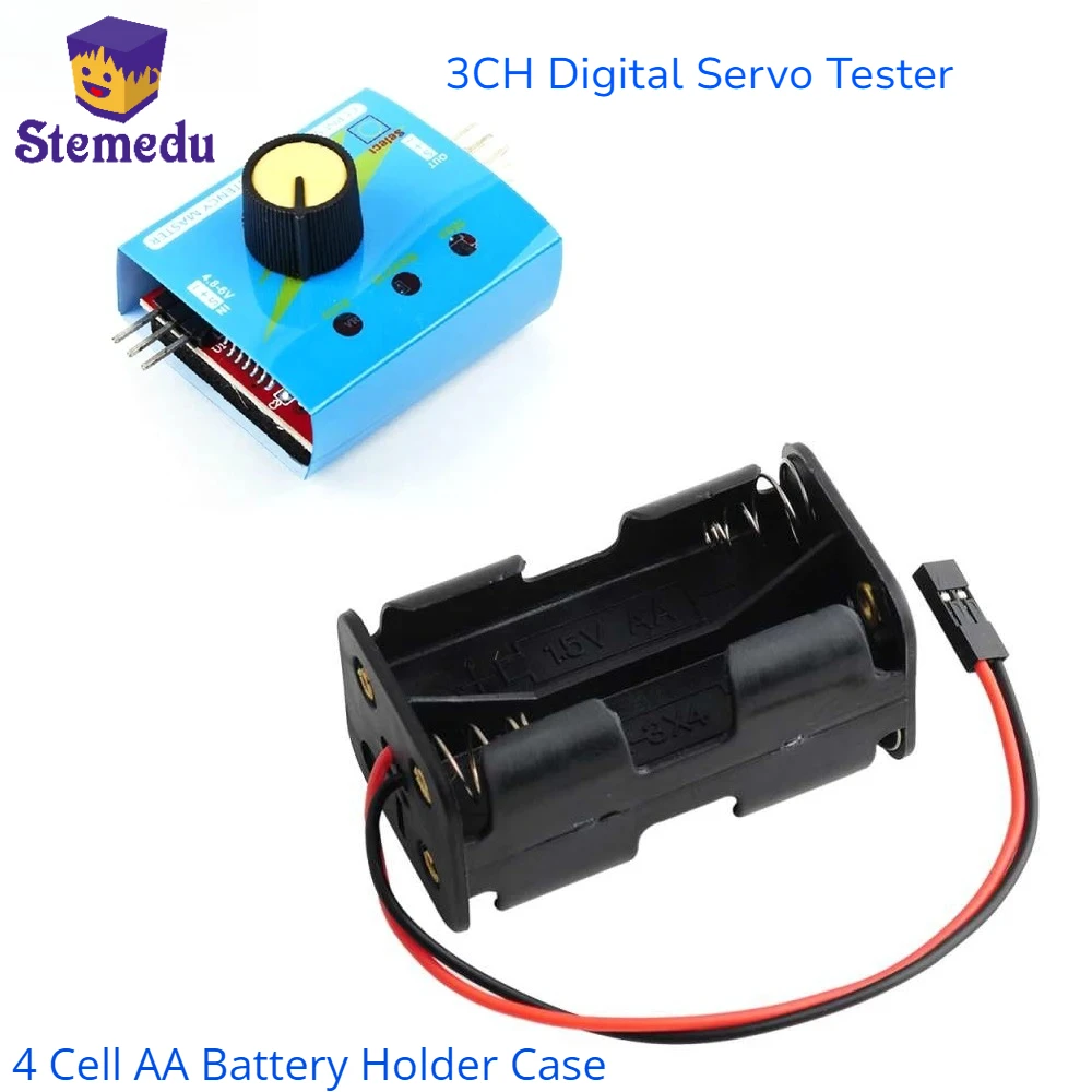 3-канальный цифровой сервотест – обзор и цена Battery Case Storage