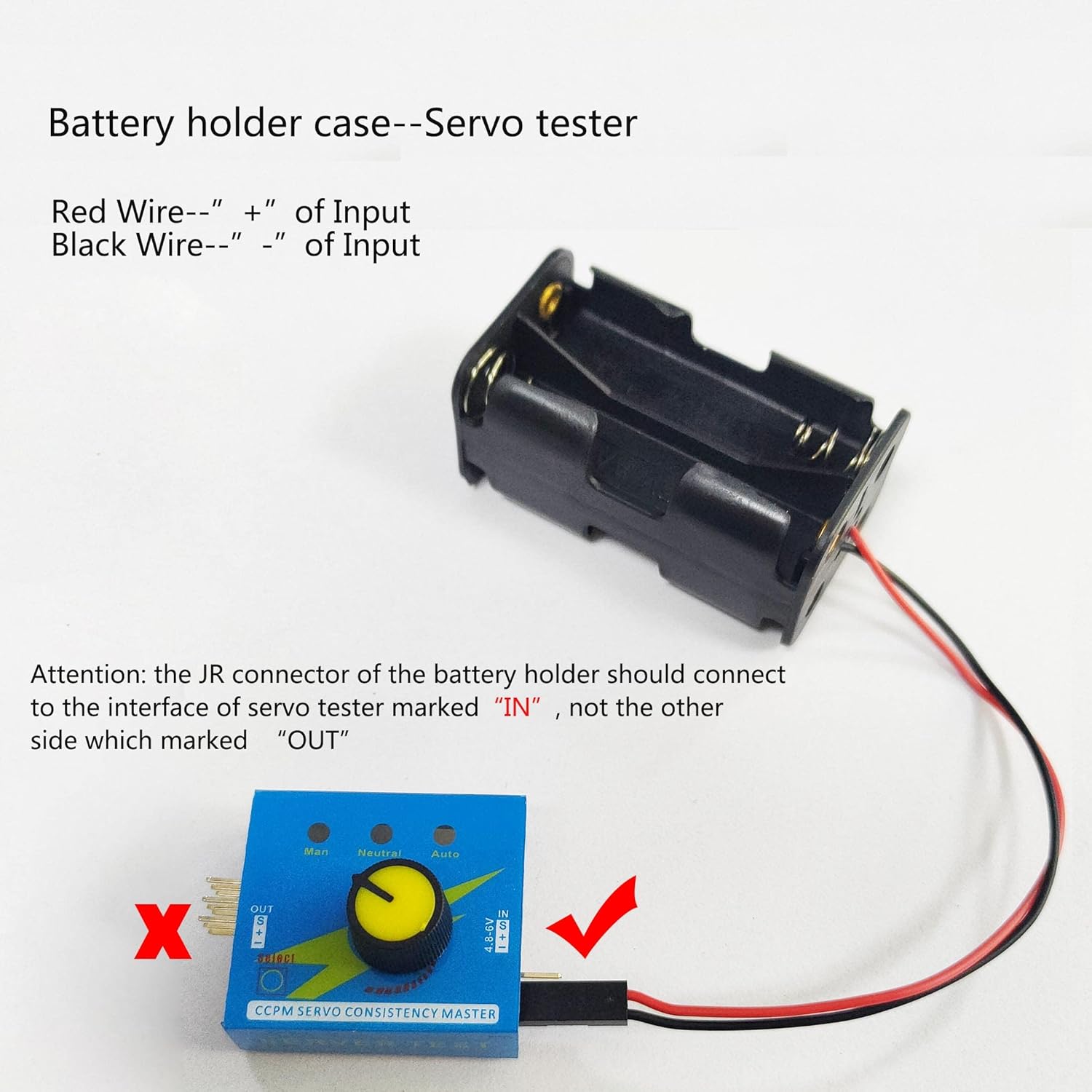 3-канальный цифровой сервотест – обзор и цена Battery Case Storage